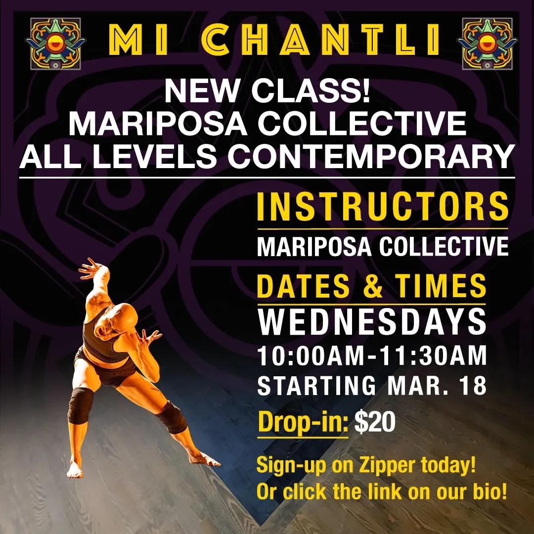 Mariposa Collective All-Levels Contemporary at Mi Chantli