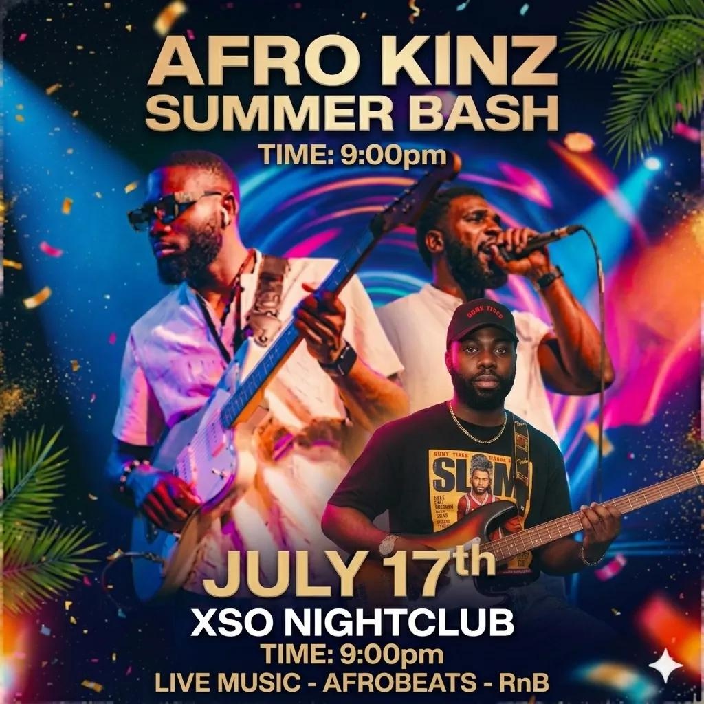 Afro Kinz Summer Bash at XSO Nightclub