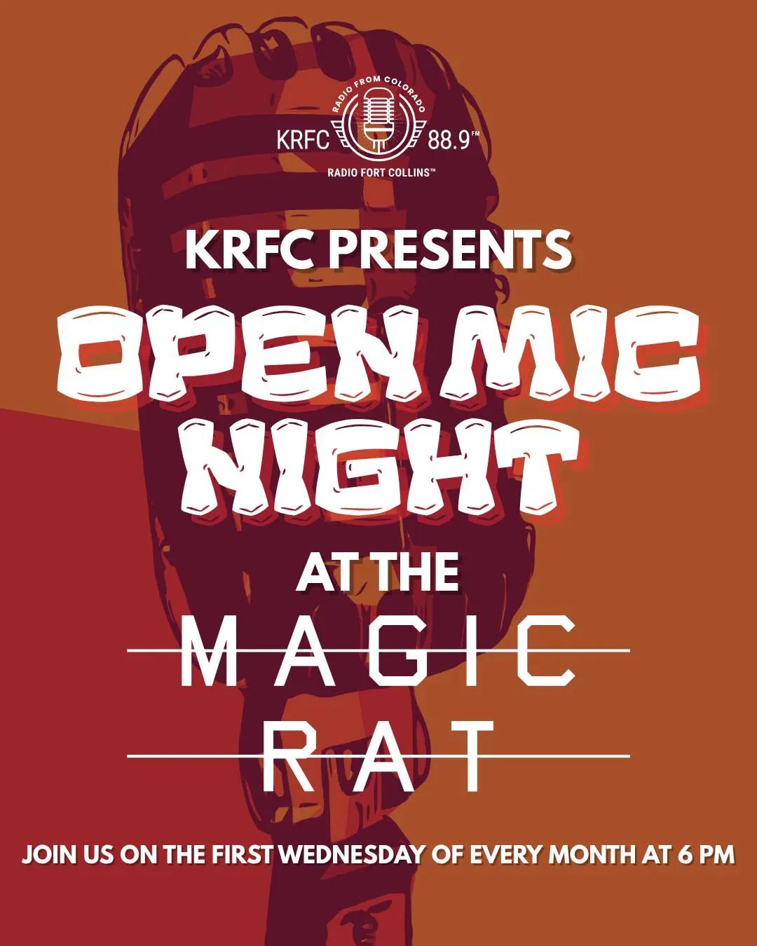 KRFC Open Mic Night at Magic Rat